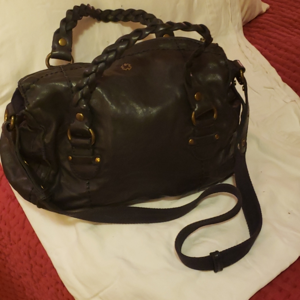 Lucky Brand Navy Blue Hobo Bag